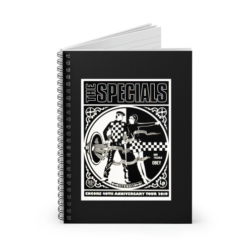 The Specials Encore 40th Anniversary Tour Spiral Notebook
