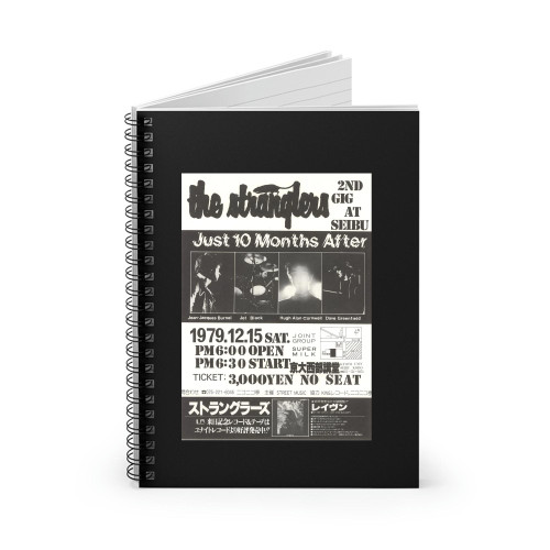 The Stranglers Live In Kyoto 1979 Spiral Notebook