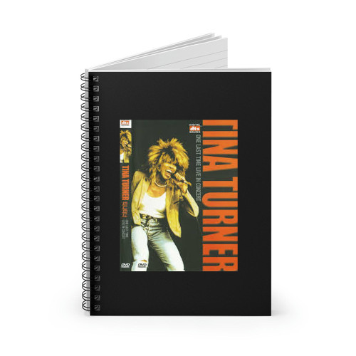 Tina Turner One Last Time Live In Concert Import Spiral Notebook