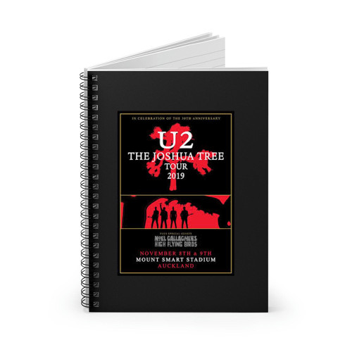 U2 Joshua Tree 2019 World Tour Spiral Notebook