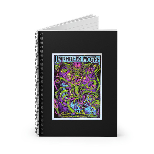 Umphrey's Mcgee Philadelphia 2023 Screen Print Spiral Notebook