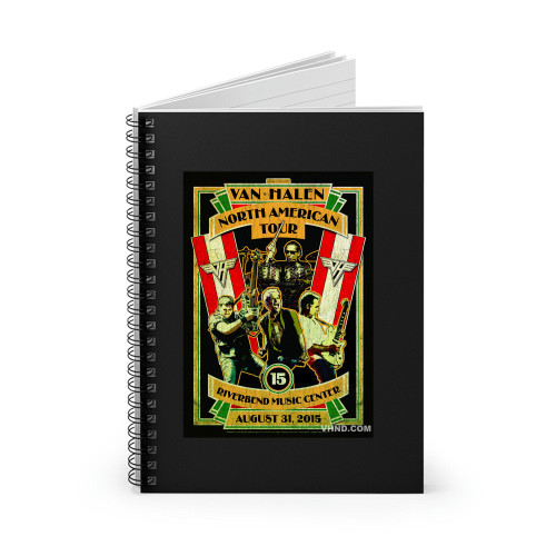 Van Halen Destroyed Spiral Notebook