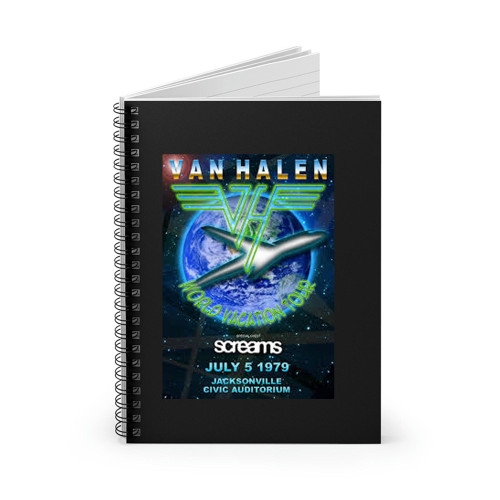Van Halen Jax Concert Spiral Notebook