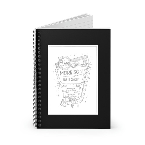 Van Morrison Las Vegas Nv Spiral Notebook