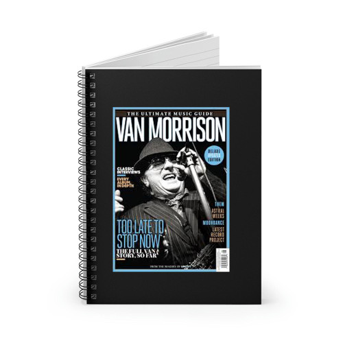 Van Morrison The Ultimate Music Guide Spiral Notebook