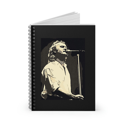 Vintage Phil Collins' Spiral Notebook