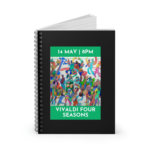 Vivaldis Four Seasons With The Jersey Chamber Orchestra Spiral Notebook