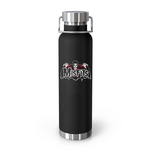 Band Misfits Batfiend Skull And Wings Logo Tumblr Bottle