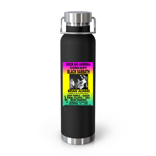 Black Sabbath Pink Floyd Queen Rock Festival & Concert Tumblr Bottle