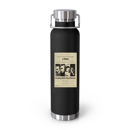 Crosby Stills Nash And Young Vintage Concert 1 Tumblr Bottle
