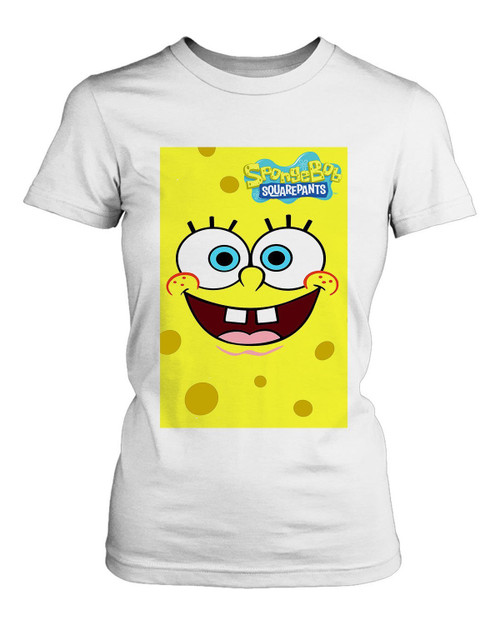 Spongebob Squarepants Face Smile Women's T-Shirt Tee