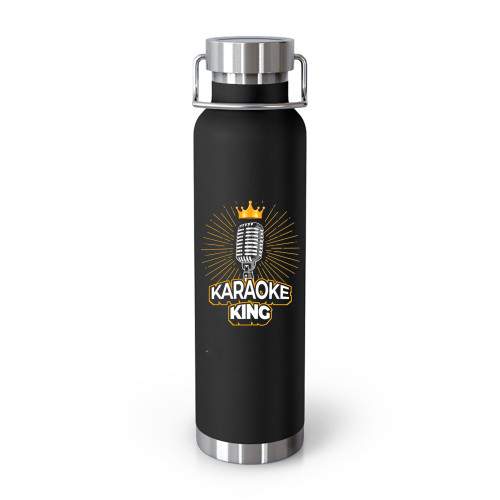 Karaoke King Microphone Singer Funny Tumblr Bottle