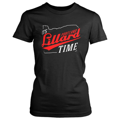 Lillard Time Blazers Women's T-Shirt Tee