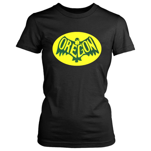 Oregon Ducks Batman Women's T-Shirt Tee