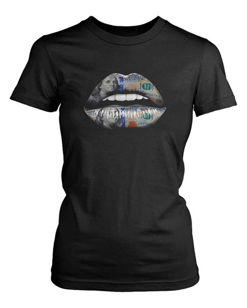 Dollar Lips Women's T-Shirt Tee