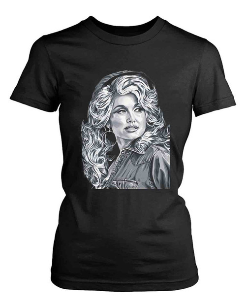 Dolly Parton Drawing Poster Women's T-Shirt Tee