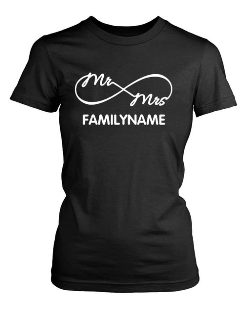 Infinity Mr And Mrs Women's T-Shirt Tee