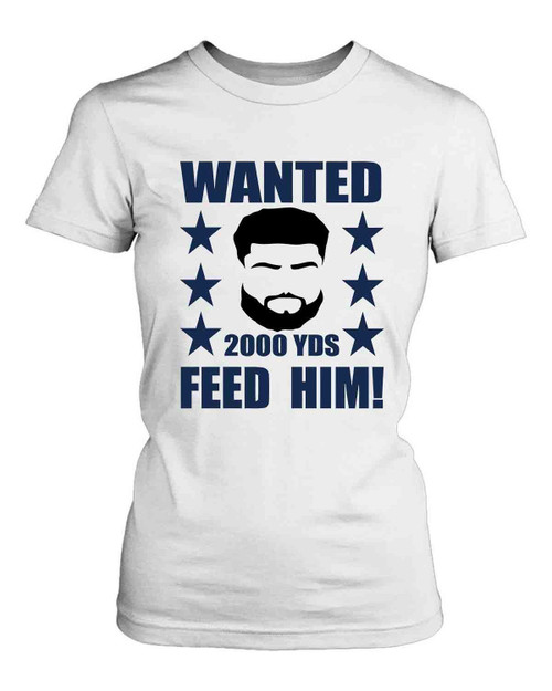 Zeke Wanted 2000 Yds Feed Him Women's T-Shirt Tee