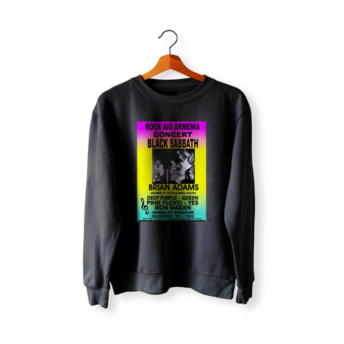Black Sabbath Pink Floyd Queen Rock Festival & Concert Sweatshirt Sweater