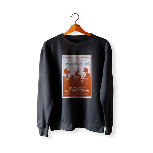 Crosby Stills And Nash Portland Memorial Coliseum Concert Sweatshirt Sweater