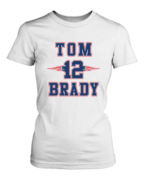 Tom Brady 12 Women's T-Shirt Tee