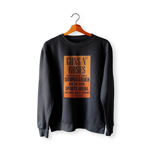 Guns N' Roses And Soundgarden 1992 Boxing Style Concert Sweatshirt Sweater