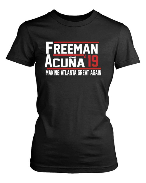 Atlanta Freeman Acuna Women's T-Shirt Tee