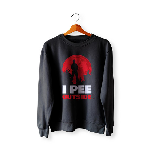 I Pee Outside Funny Camping Sweatshirt Sweater