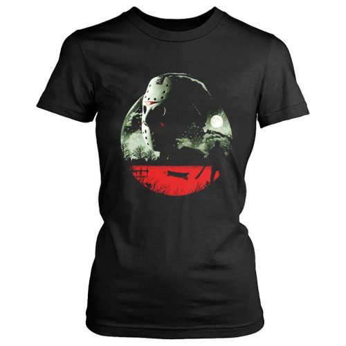 Jason Voorhees Halloween Horror Scary Women's T-Shirt Tee