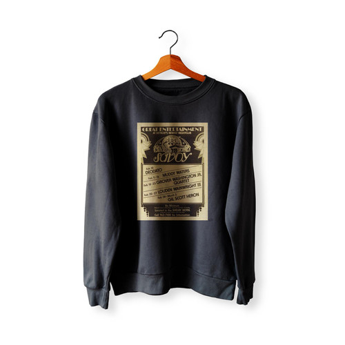 Muddy Waters Concert Values Sweatshirt Sweater Muddy Waters Concert Values Sweatshirt Sweater