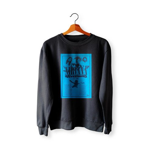 Nirvana Nevermind U S Tour Sweatshirt Sweater