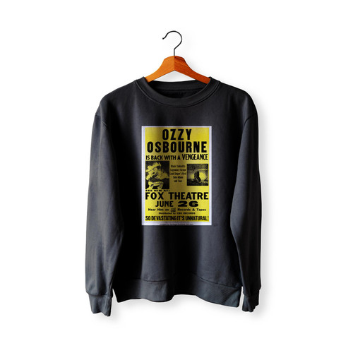 Ozzy Osbourne Fox Theatre Concert Sweatshirt Sweater