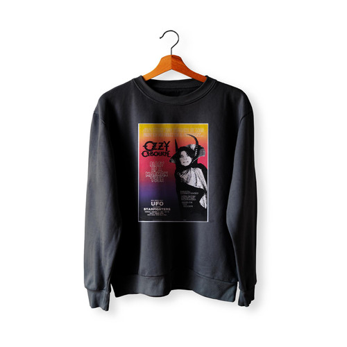 Ozzy Ozbourne 1982 Diary Of A Madman Tour Indiana Concert Sweatshirt Sweater