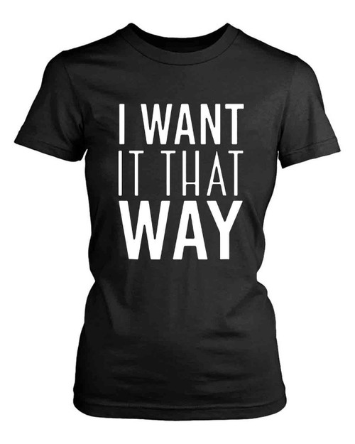 Backstreet Boys I Want It That Way Bsb Women's T-Shirt Tee