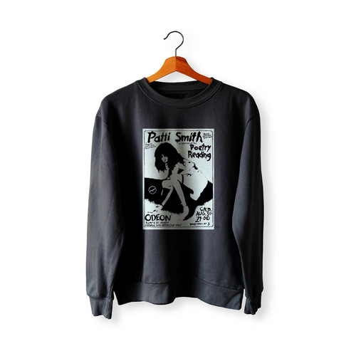 Patti Smith Poetry Reading Sweatshirt Sweater