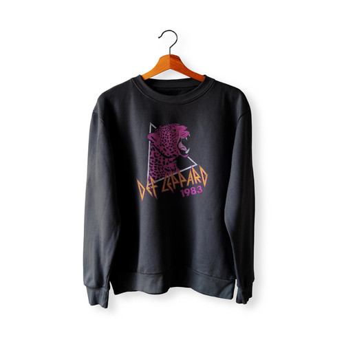 Pink Leopard 1983 Def Leppard Sweatshirt Sweater
