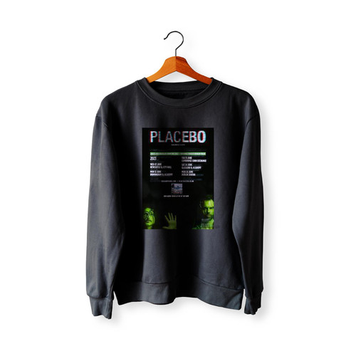 Placebo Never Let Me Go 2023 Uk Tour Sweatshirt Sweater