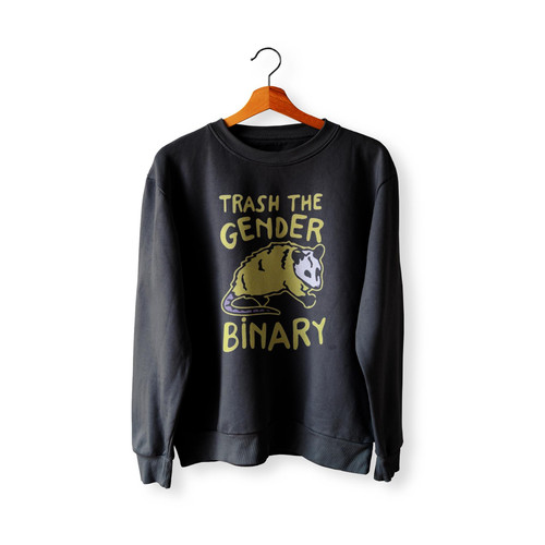 Raccoon Trash The Gender Binary Sweatshirt Sweater