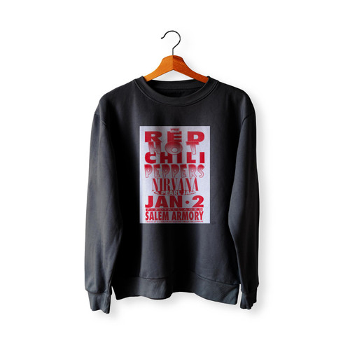 Red Hot Chili Peppers Nirvana Pearl Jam Salem Armory Concert Sweatshirt Sweater