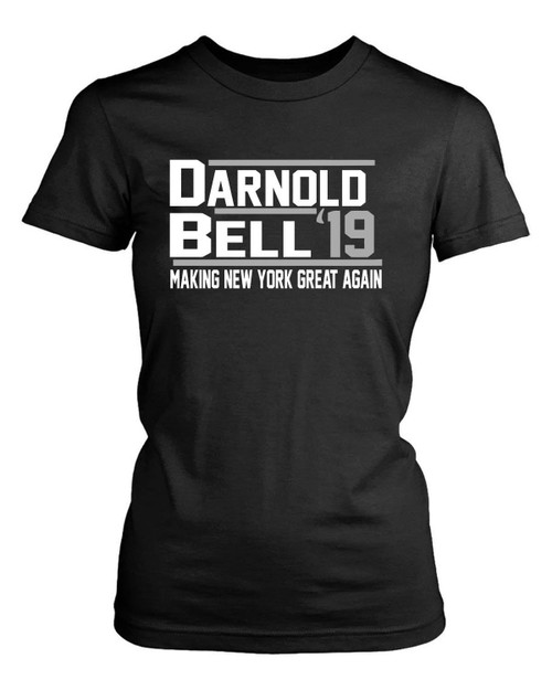 New York Darnold Bell Women's T-Shirt Tee New York Darnold Bell Women's T-Shirt Tee