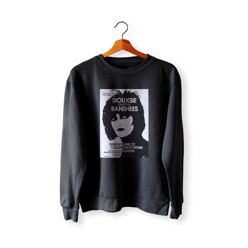 Siouxsie & Banshees Vintage Concert Reproduction Sweatshirt Sweater