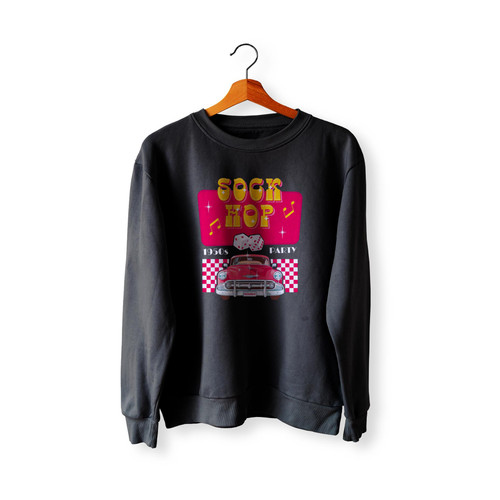 Sock Hop Rock And Roll Dance Retro 1950s Party Doo Wop Rockabilly Sweatshirt Sweater