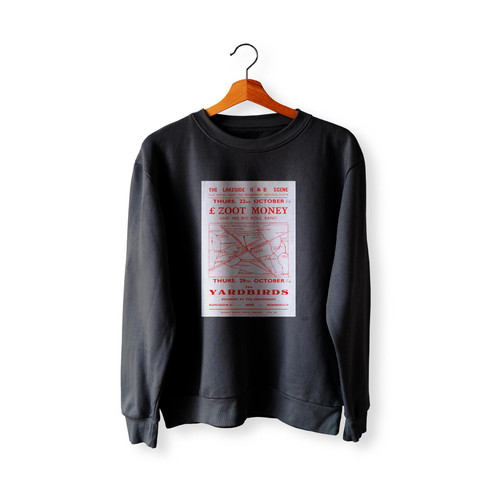 The Yardbirds 1964 Concert Handbill Sweatshirt Sweater