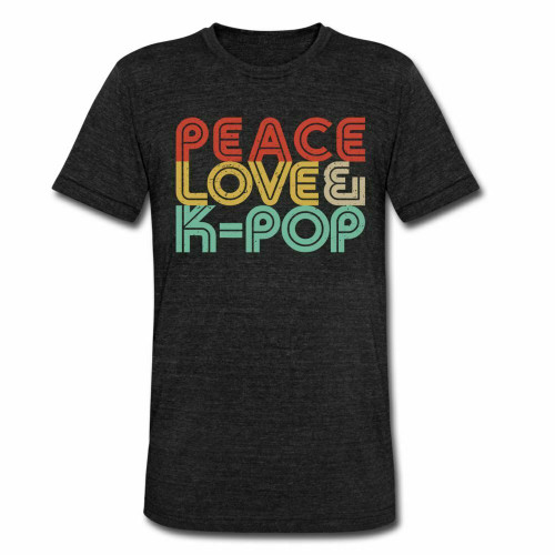 Peace Love And K Pop Man's T-Shirt Tee