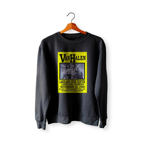 Van Halen Replica 1980 Concert Sweatshirt Sweater