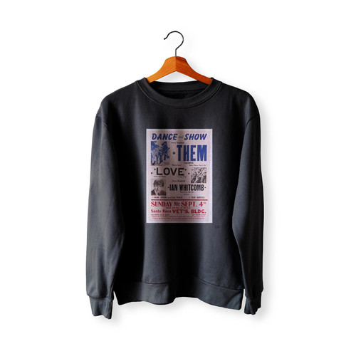 Van Morrison And Love 1966 Bay Area Boxing Style Concert Sweatshirt Sweater