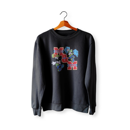 Vintage 1990s Mickey Mouse Minnie Mouse Cheerleading Sweatshirt Sweater