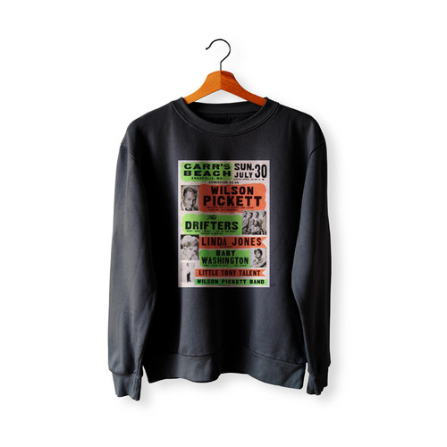 Wilson Pickett & The Drifters 1967 Concert Sweatshirt Sweater
