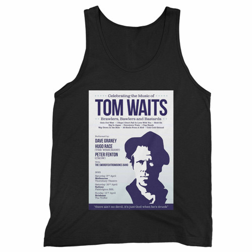 A Tribute To Tom Waits 2021 Australian Tour Tank Top