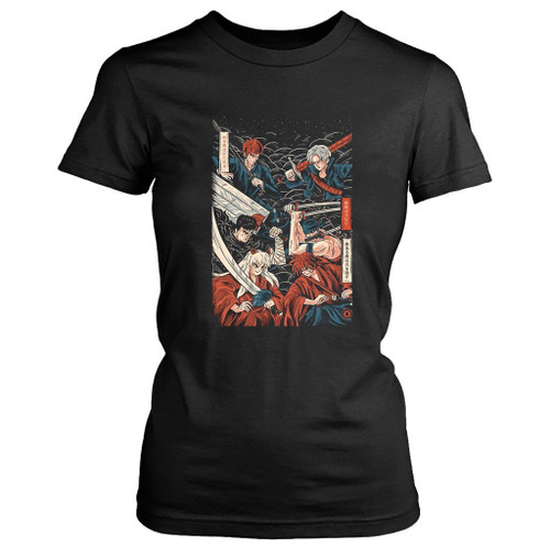 Anime The Swordsmen Women's T-Shirt Tee